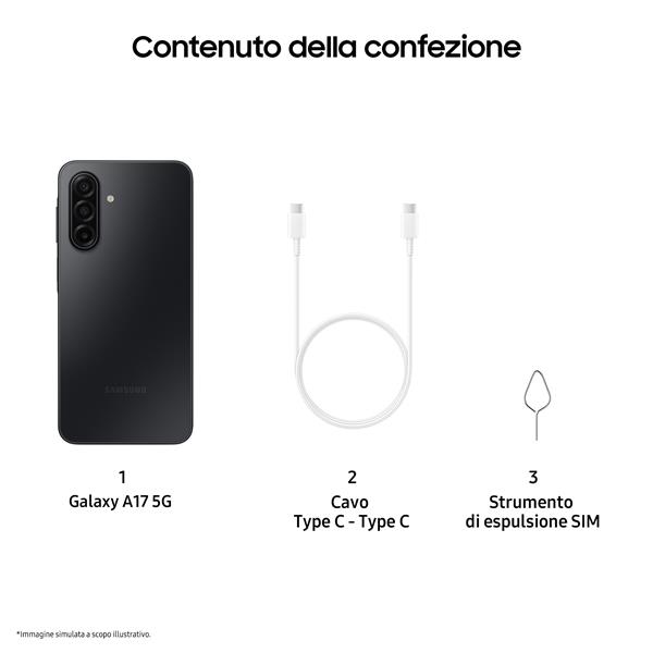 GALAXY A17 5G 128GB BLACK EE