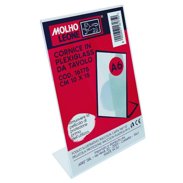 CORNICE PLEXIGLASS DA TAVOLO 10X15