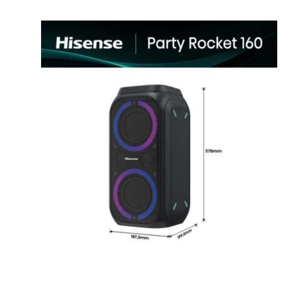 PARTY SPEAKER 160W BLUETOOTH IPX4