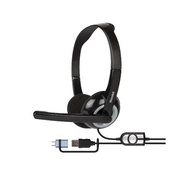 CUFFIA CON MIC. + USB-C ADAPTER