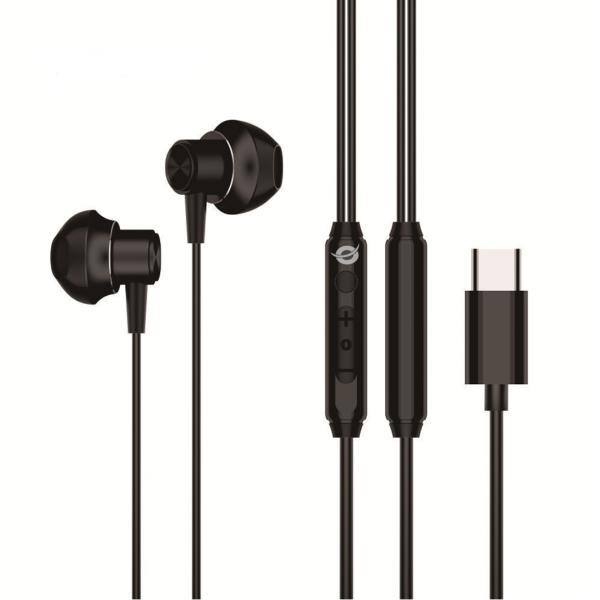 AURICOLARI EARBUDS USB-C BLACK