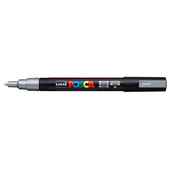 CF6 POSCA FINE ARGENTO