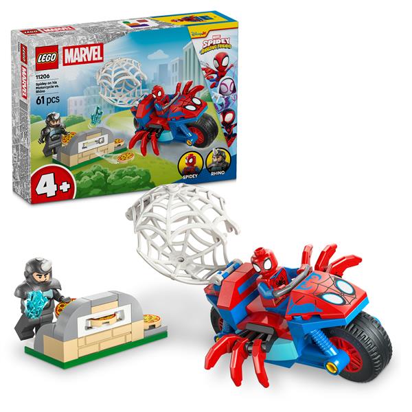 SPIDEY SULLA MOTO CONTRO RHINO