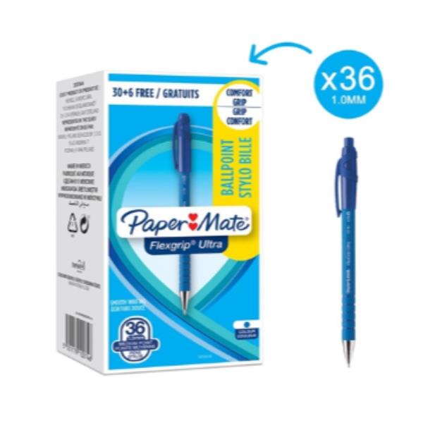CF30+6 PENNA FLEXGRIP ULTRA BLU 1MM