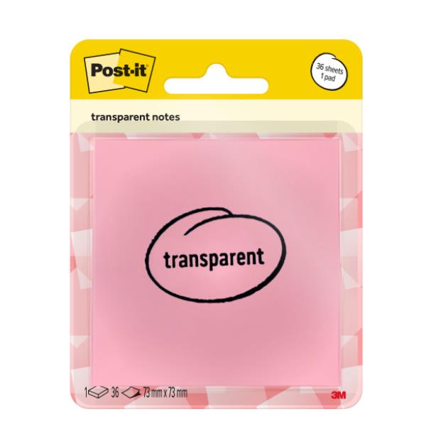 POST-IT TRANSPARENT PAPAYA FIZZ