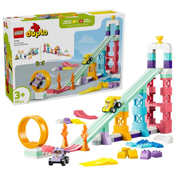 RAMPE CREATIVE 3 IN 1 CON VEICOLI