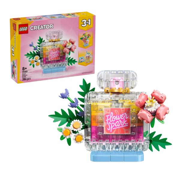 PROFUMO CON DECORAZIONE FLOREALE