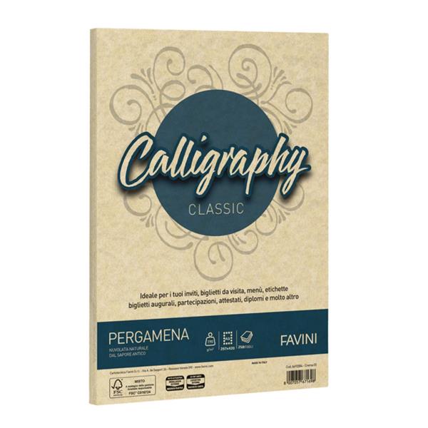 CF250 CALLIGRAPHY PERGAMENACREMA A3