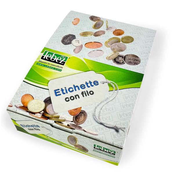 CF1000 ETICHETTE CON FILO 13X20MM