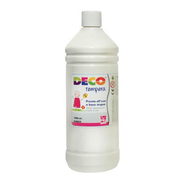 TEMPERA FLACONE 1000ML BIANCO