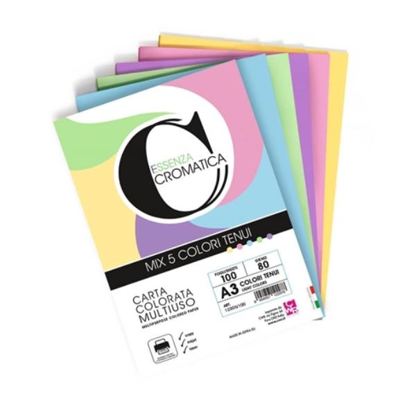 CARTA CROMATA TENUE 100FG A4 200G