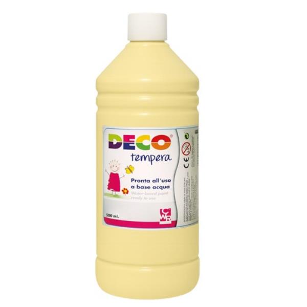 TEMPERA FLACONE 500ML GIALLO PAST.