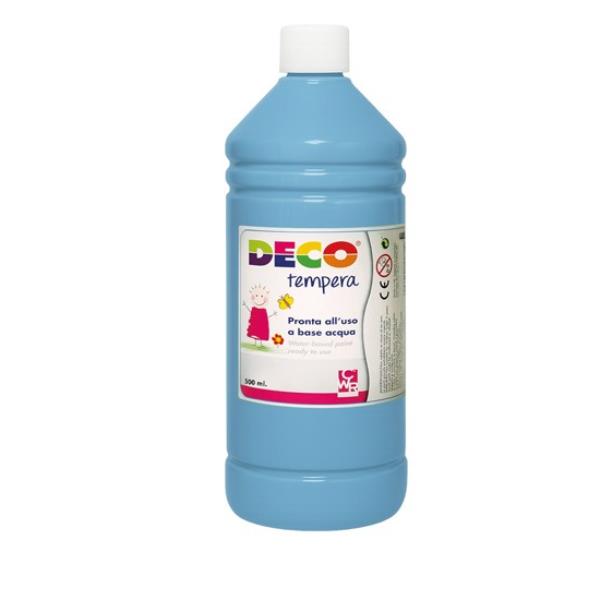 TEMPERA FLACONE 500ML BLU PASTEL