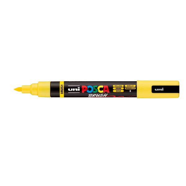 CF6 POSCA BRUSH GIALLO