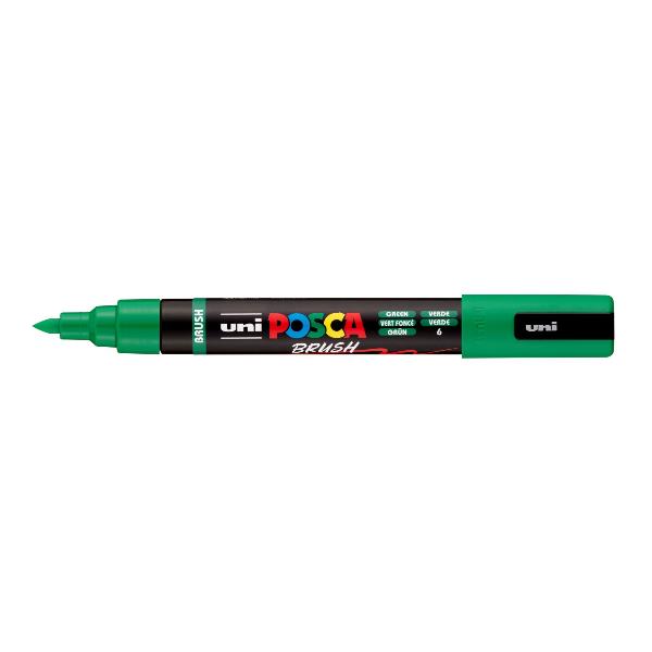 CF6 POSCA BRUSH VERDE