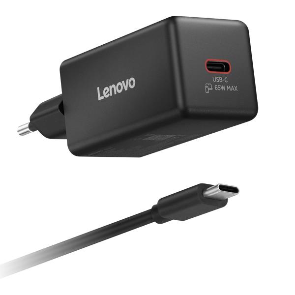 65W MINI USB-C GAN CHARGER BLACK