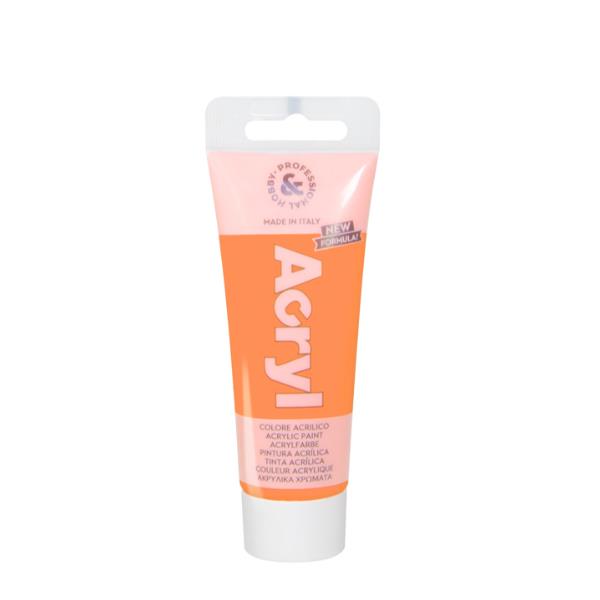 TEMPERA .ACRILICO 75ML ARANCIO FLUO