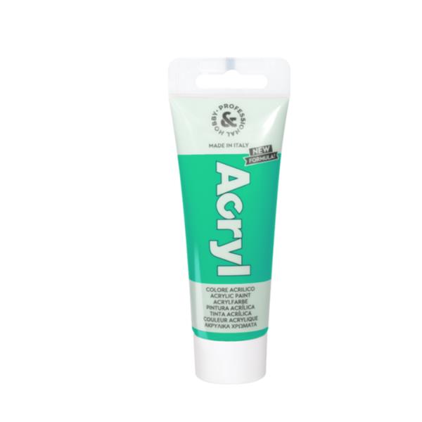 TEMPERA COL.ACRILICO 75ML VERDE FLU