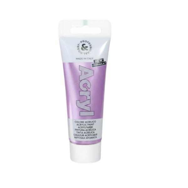 TEMPERA ACRILI 75ML VIOLA ROS METAL