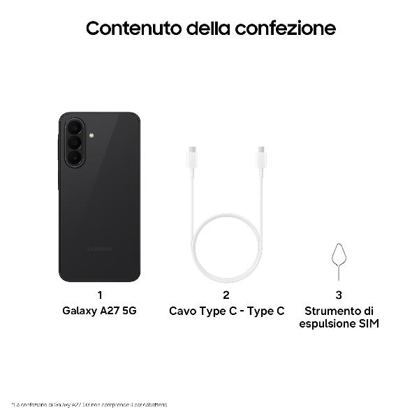GALAXY A27 6+128GB BLACK