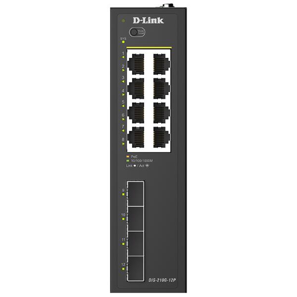 12-PORT GIGABIT INDUSTRIAL POE+