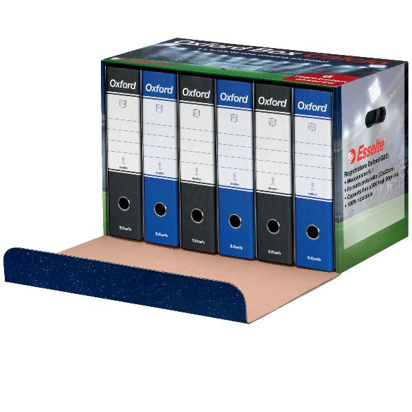 CF6 OXFORD BOX CALCIO G85 NERO BLU