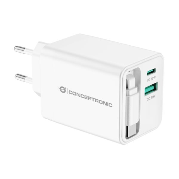 3-PORT 65W GAN USB PD CHARGER
