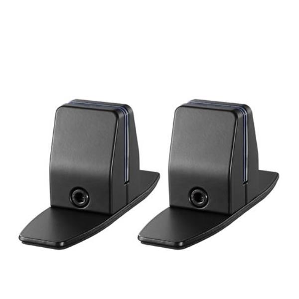 SET 2 MORSETTI DA SCRIVANIA NERI