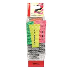 AST4 STABILO NEON COL ASS