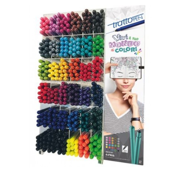ESP432PEZZI - TRATTO PEN COLORI ASS