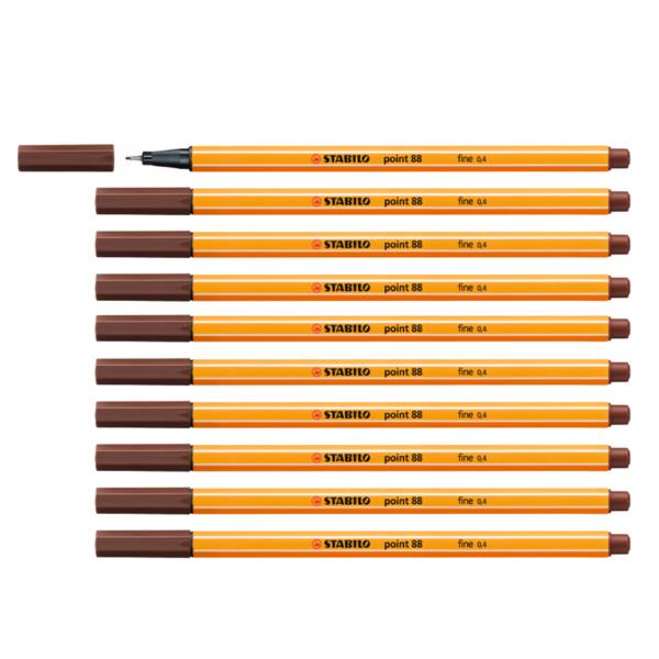 CF10 FINELINER POINT 88 MARRONE