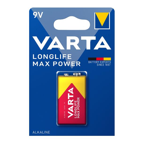 LONGLIFE MAX POWER ROSSA 9V