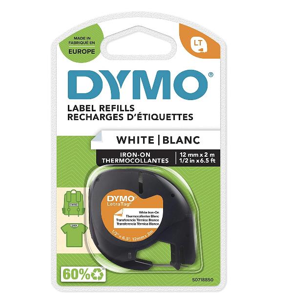 NASTRO LETRATAG 12MMX2M BIANCO