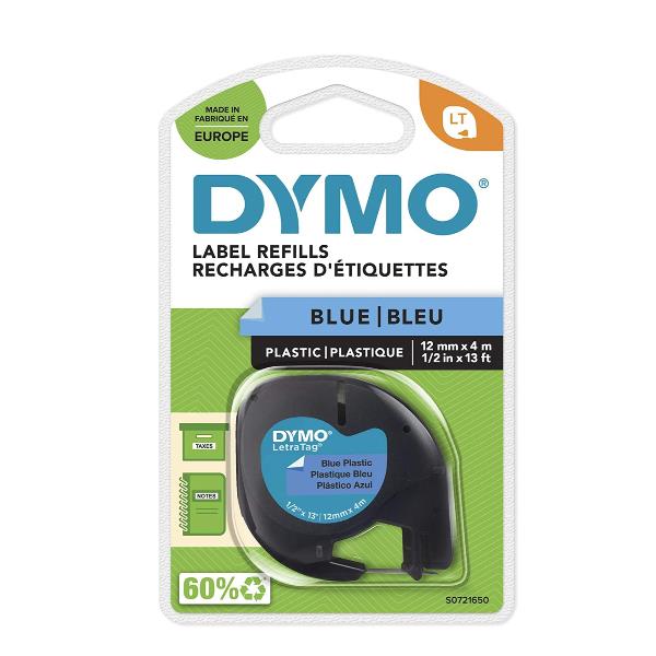 NASTRO LETRATAG 12MMX4M BLU