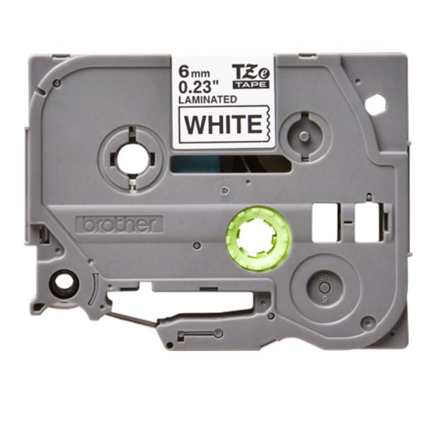 NASTRO TIPO TZ 6MM NERO/BIANCO