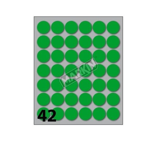 [X11006VE-CF10] CONF 10 BUSTE ETICH 6 VERDI DIAM.18