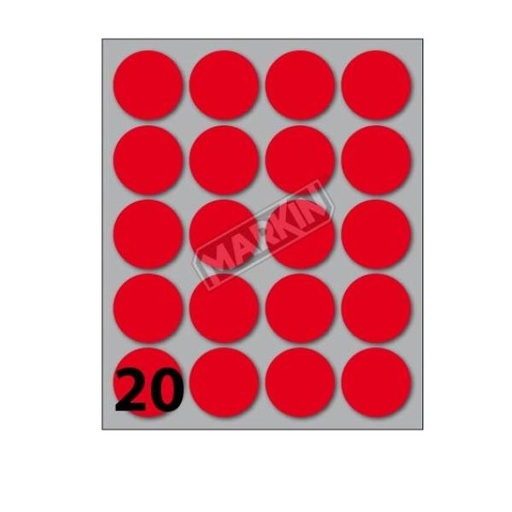[X11008RO-CF10] CONF10 BUSTE ETICH 8 ROSSE  DIAM27