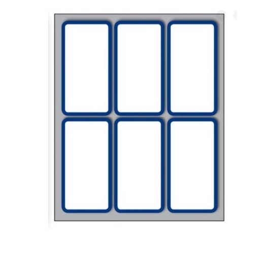 [X11056-CF10] CONF.10BUSTE ETIC MARK 56 70X37 BOR