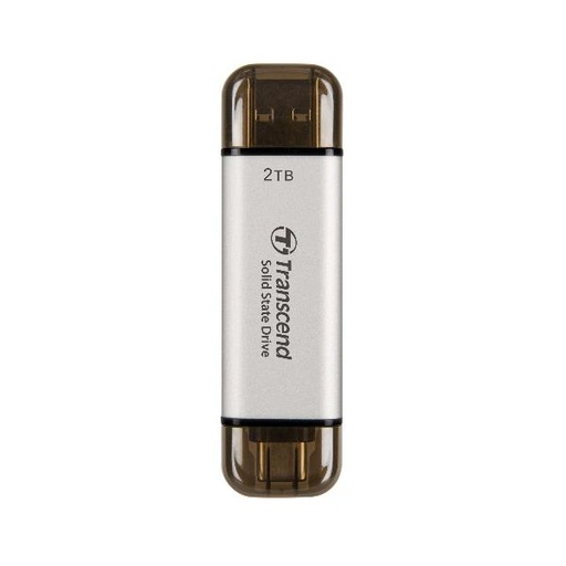 [TS2TESD310S] 2TB EXTSSD USB10GBPS TYPEC/A SILVER