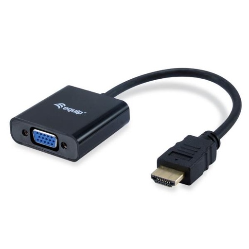 [11903607C] HDMI - VGA ADAPTER WITH AUDIO BLACK