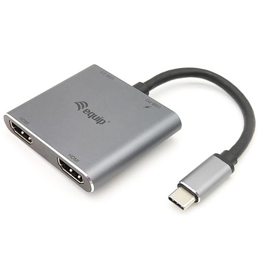 [133484] USB-C 4 IN 1 DUAL HDMI ADAPTER