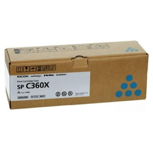 [408251] SP C360X Toner Ciano 9.000pg