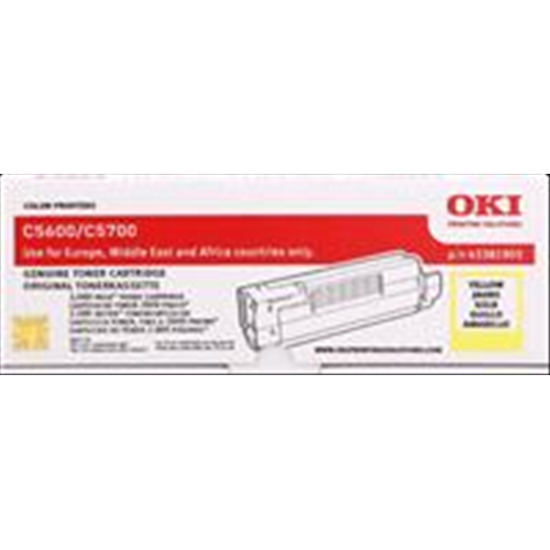 [43381905] C 5600/5700 toner giallo 2.000pg