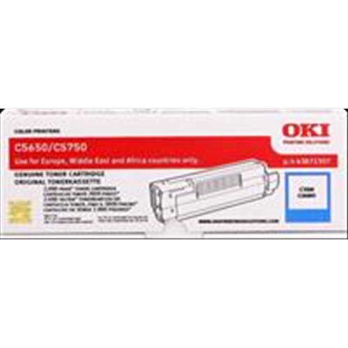 [43872307] C5650/5750 toner ciano 2.000pg