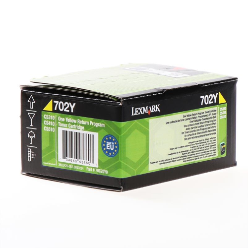 [70C20Y0] LEX 702Y Toner giallo 1.000pg, return program