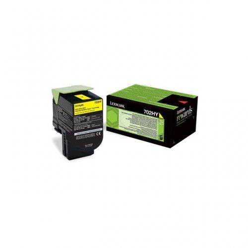 [70C2HY0] LEX 702HY toner giallo 3.000pg, return program