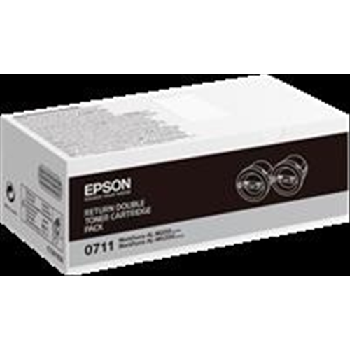 [C13S050711] 0711 toner nero 2 pezzi  2x5.000pg Return program