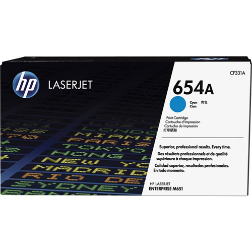 [CF331A] N.654A Toner ciano 15.000pg