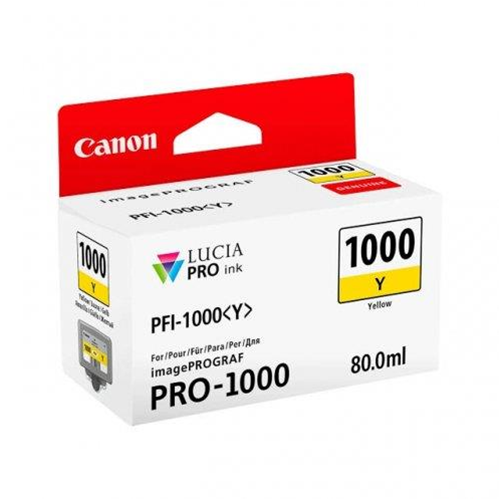 [0549C001] PFI-1000Y Giallo Cartuccia inchiostro 80ml