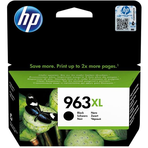 [3JA30AE] N.963 XL Nero cartuccia inchiostro 47,86ml  2.000pg